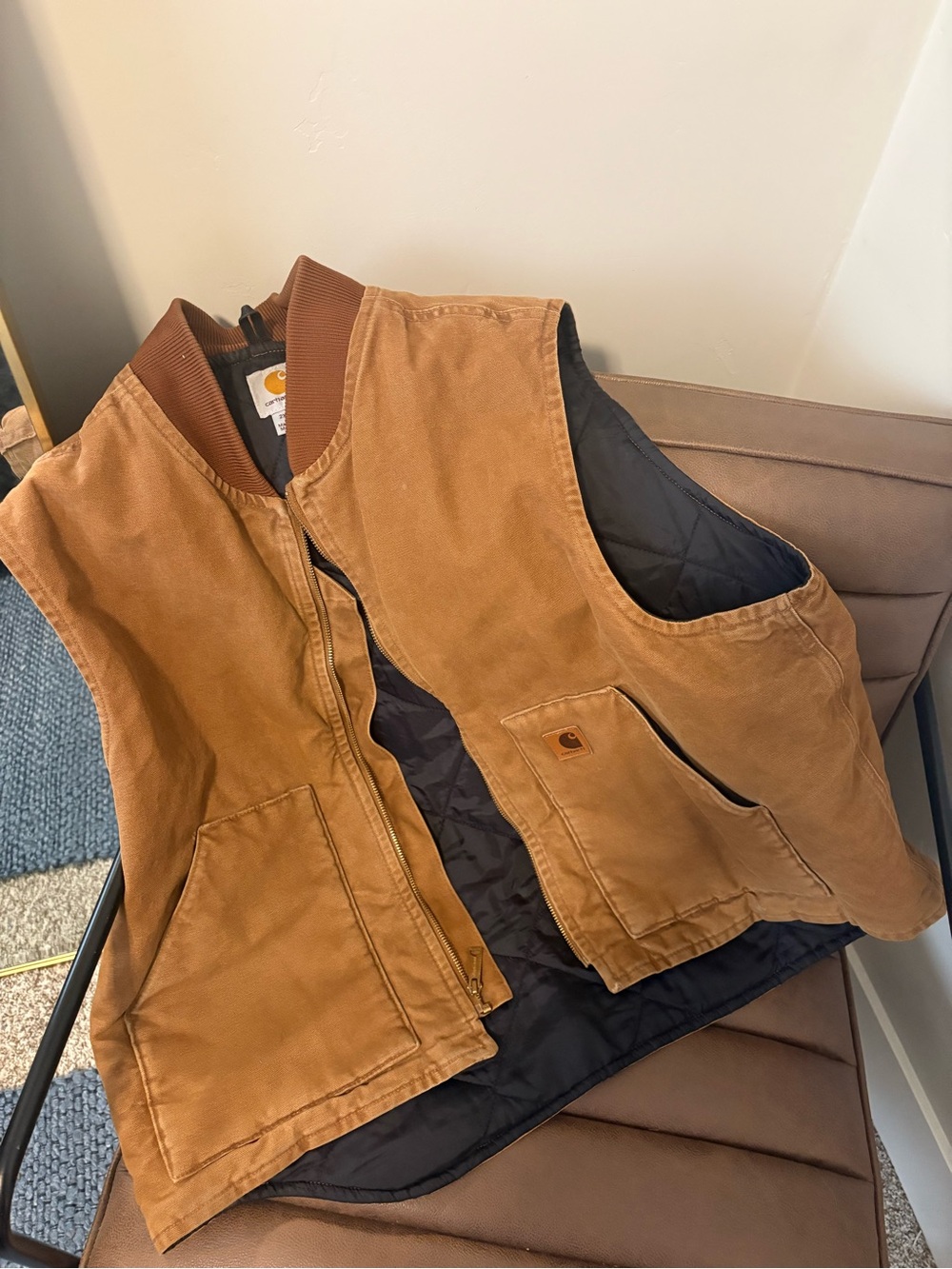 Men’s Carhartt Duck Vest 2XL